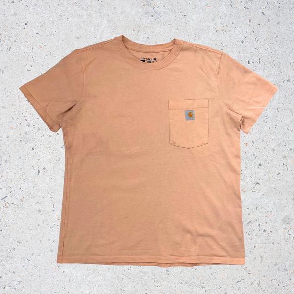 Carhartt T-Shirt - Peach - L (Women's)
